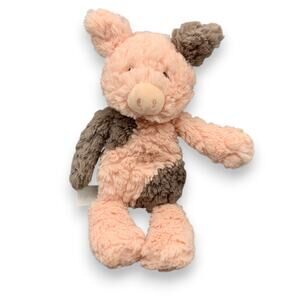 Mary Meyer Putty Nursery Piglet 11" Neutral Pink Gray Baby Plush Lovey Stuffy